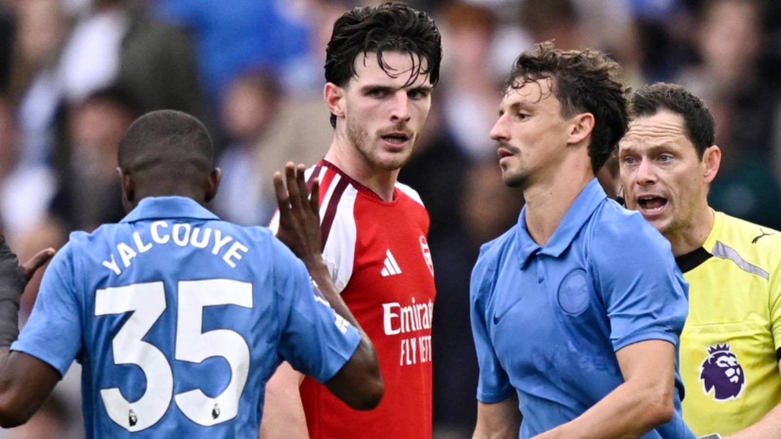 Declan Rice Writing Alan Shearer Casts Verdict on Declan Rice Kicking Brighton Player