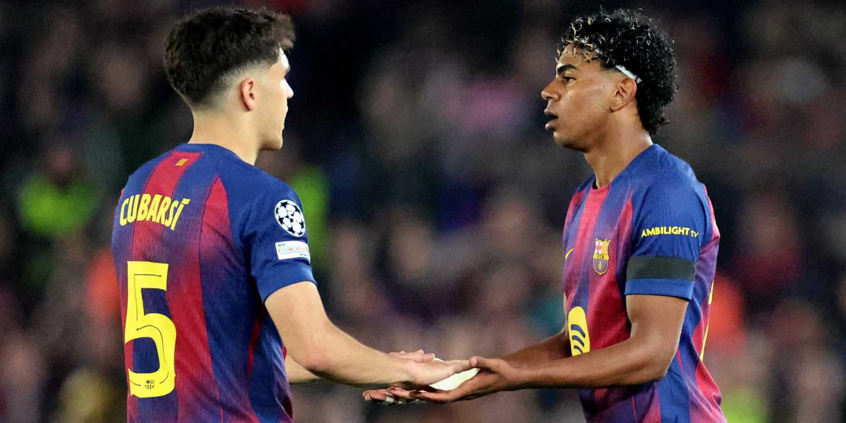Pau Cubarsi and Lamine Yamal