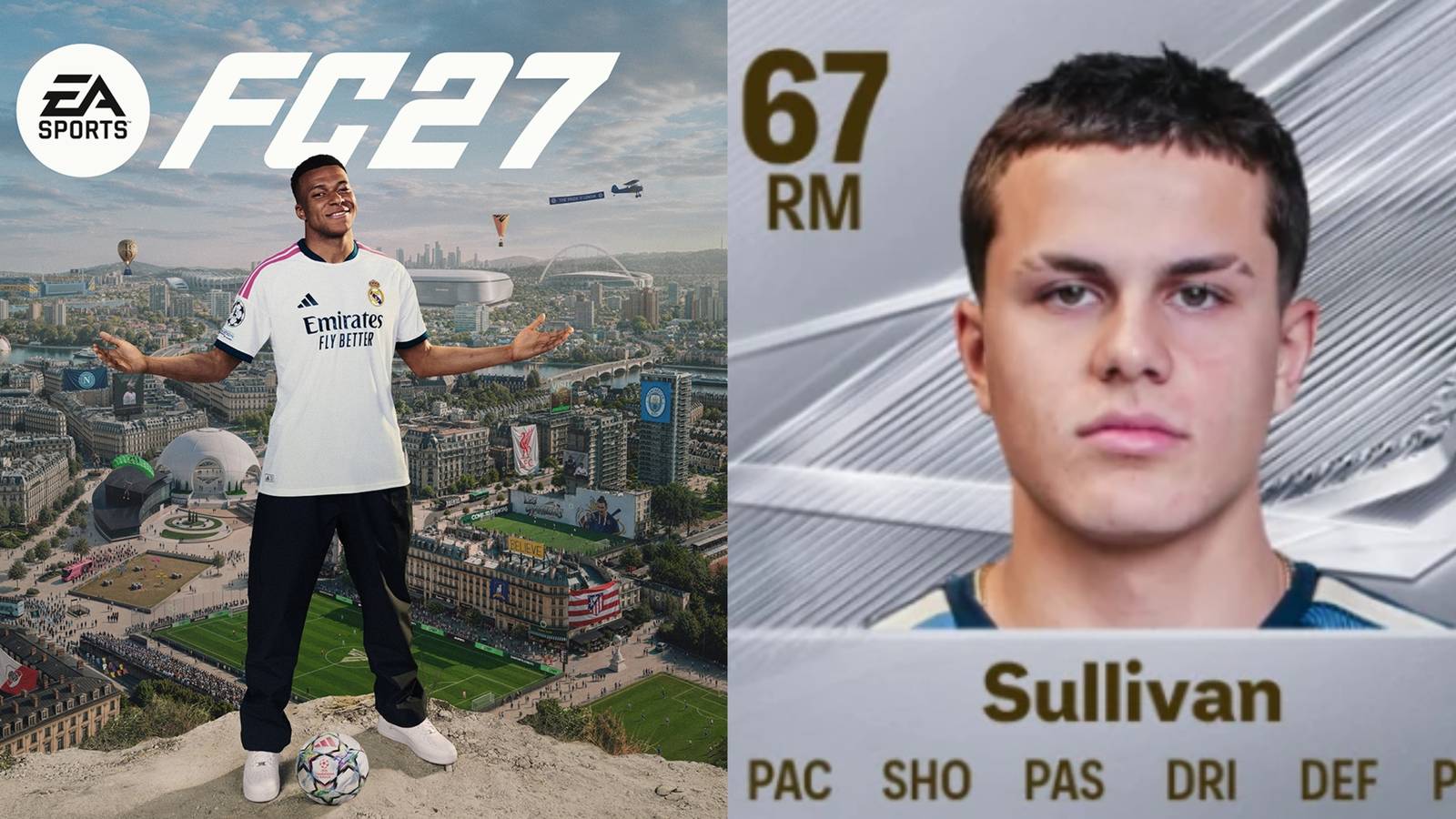 Cavan Sullivan EA Sports FC 27 Player Rating & Potential