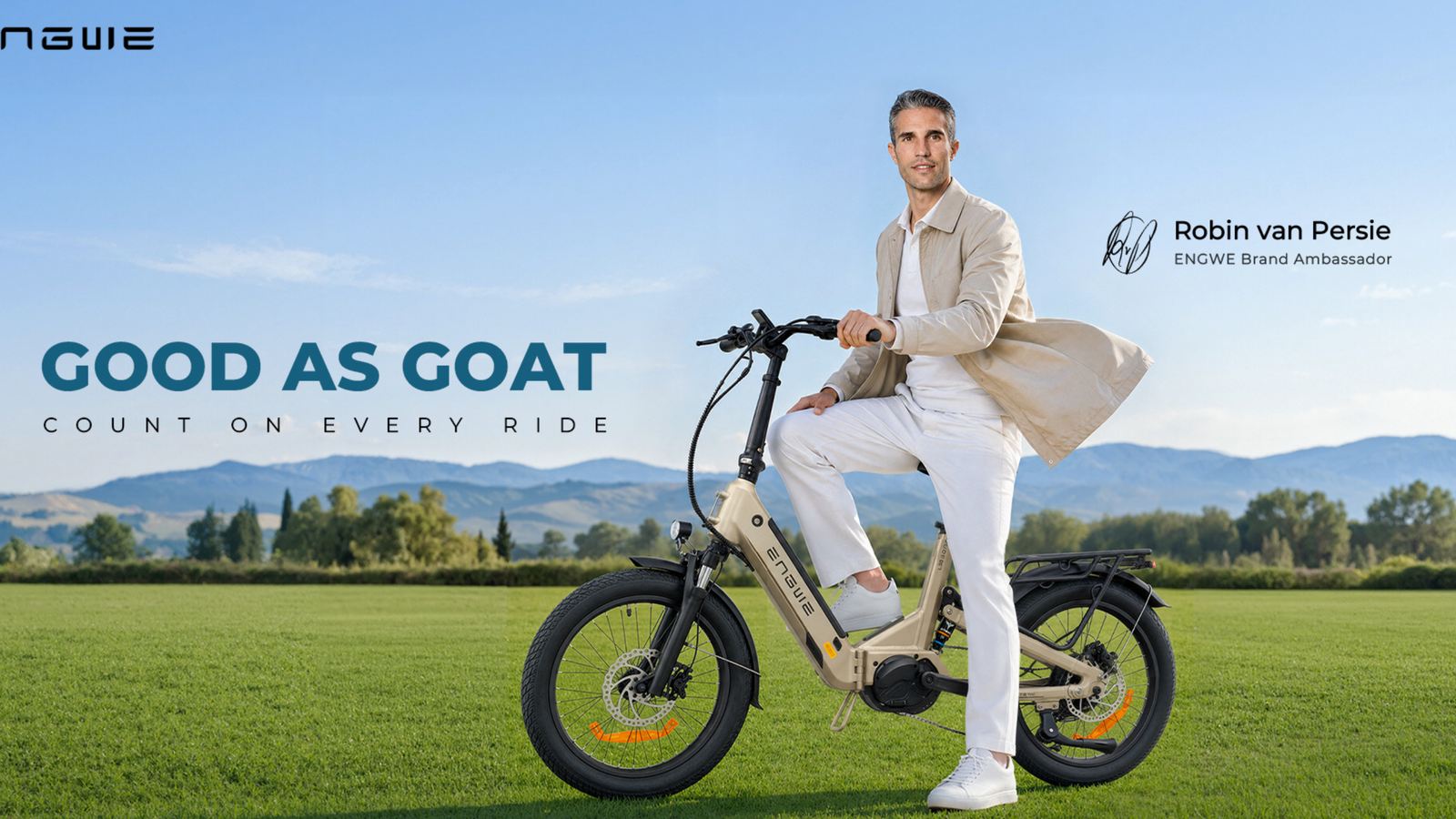 Van Persie becomes global ambassador for ENGWE bikes