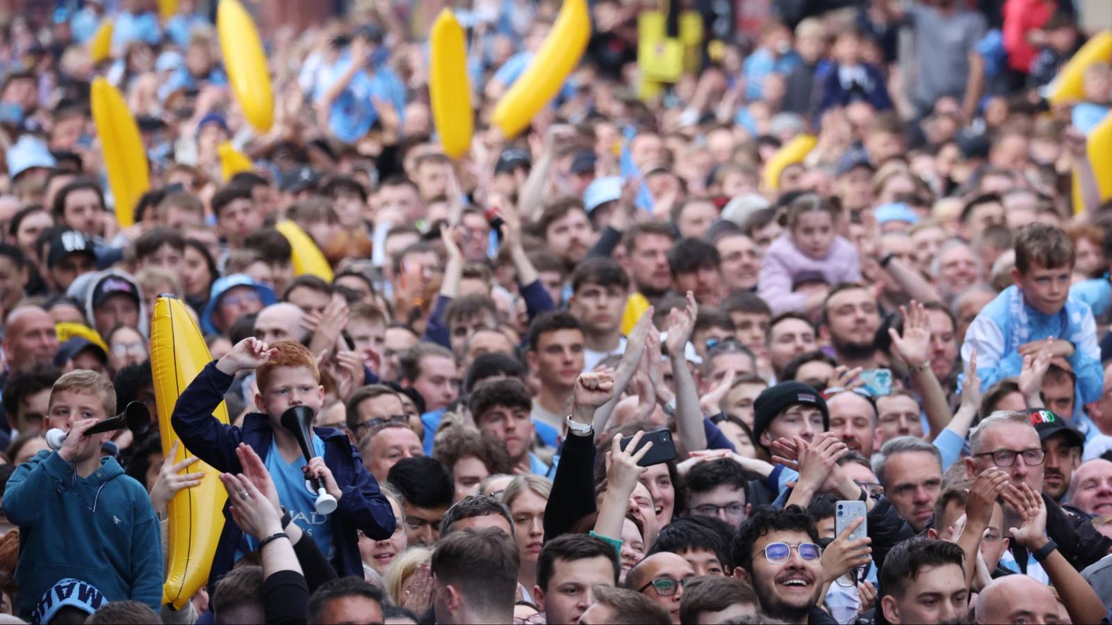 Man City Fans Wave Inflatable Bananas vs Liverpool - Here’s Why