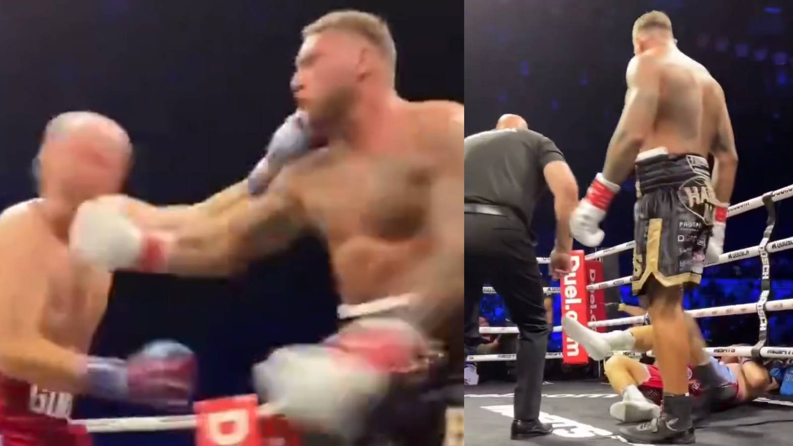 Misfits Boxing: Ex-Premier League Star Brutally Knocked Down By 'UK's Hardest Man'