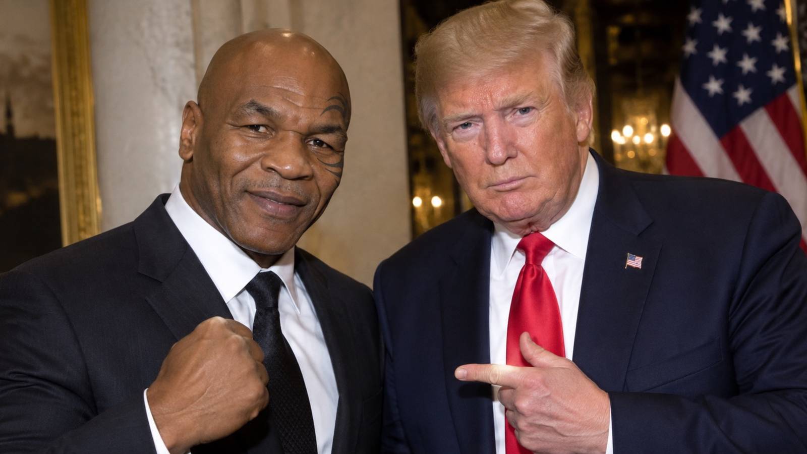 Mike Tyson Makes Bizarre Donald Trump Prediction at White House