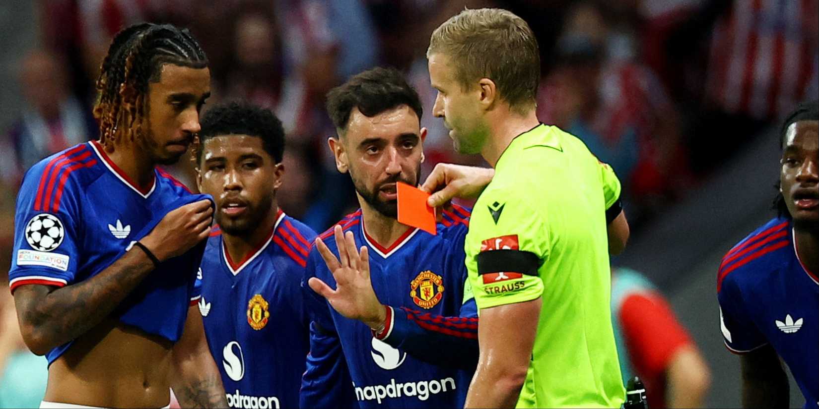 Atletico 2-0 Man Utd: Mark Clattenburg’s Verdict on Leny Yoro’s Red Card
