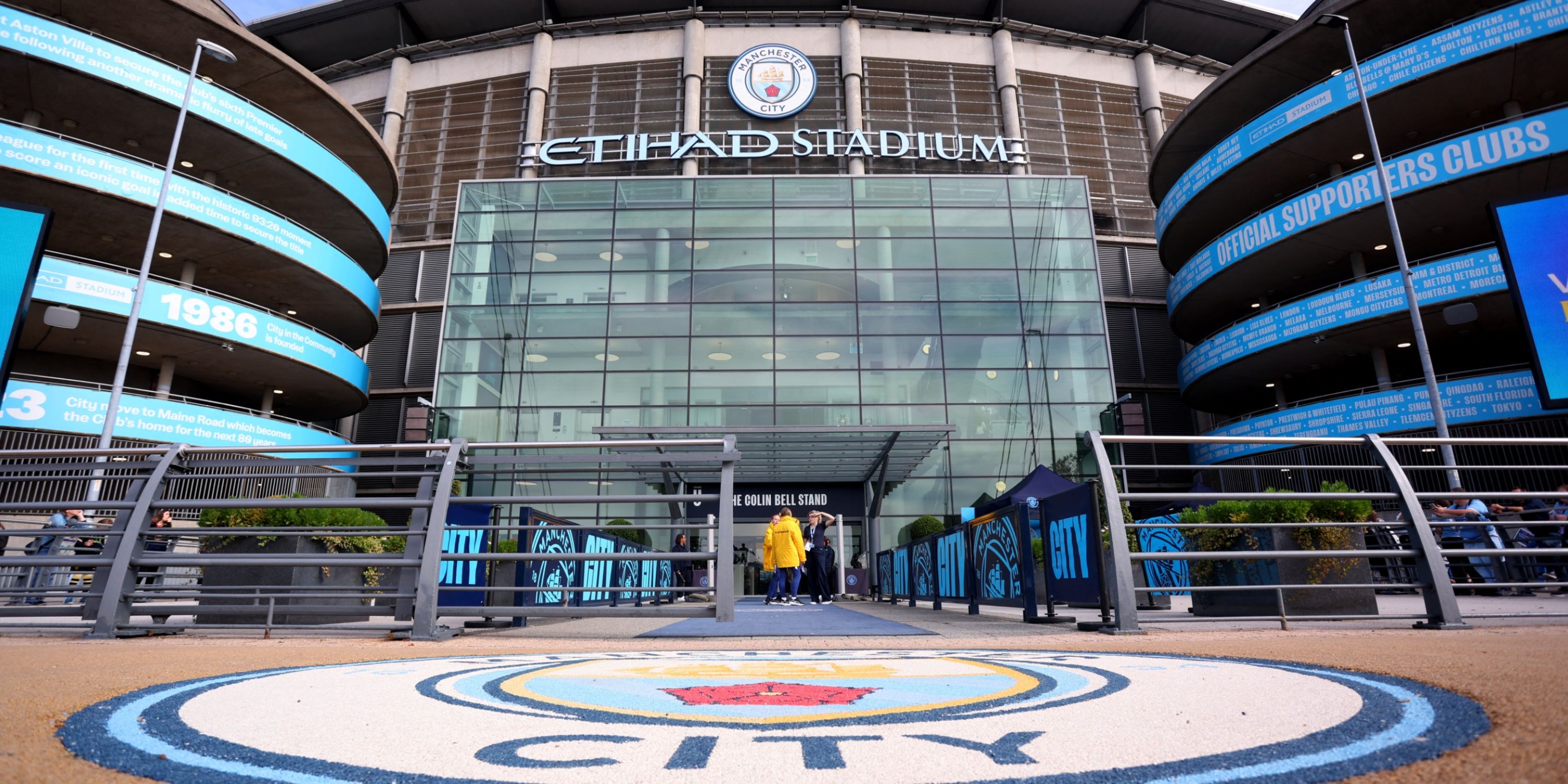 The Etihad Stadium, the home of Manchester City