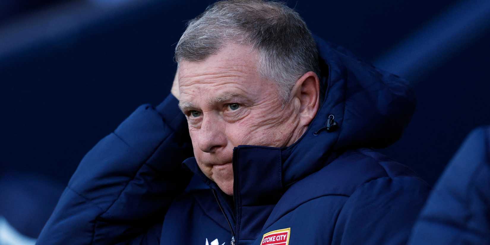 Stoke City manager Mark Robins