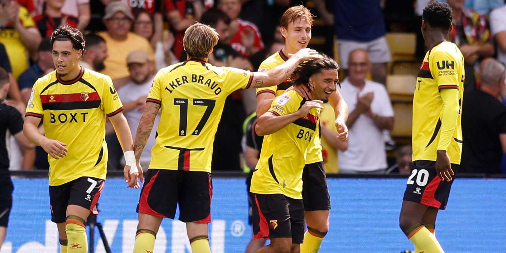 Watford players