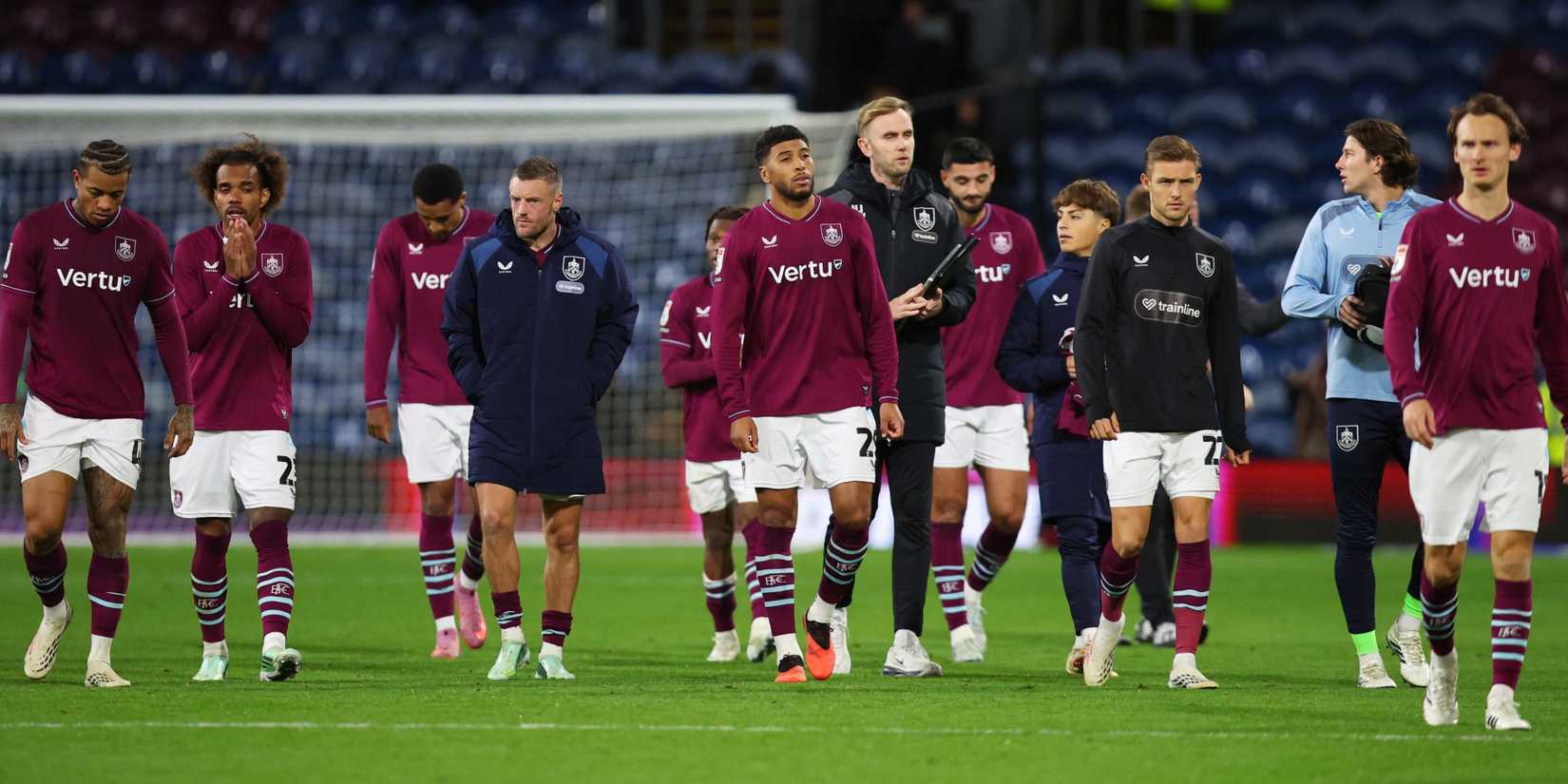 Burnley players