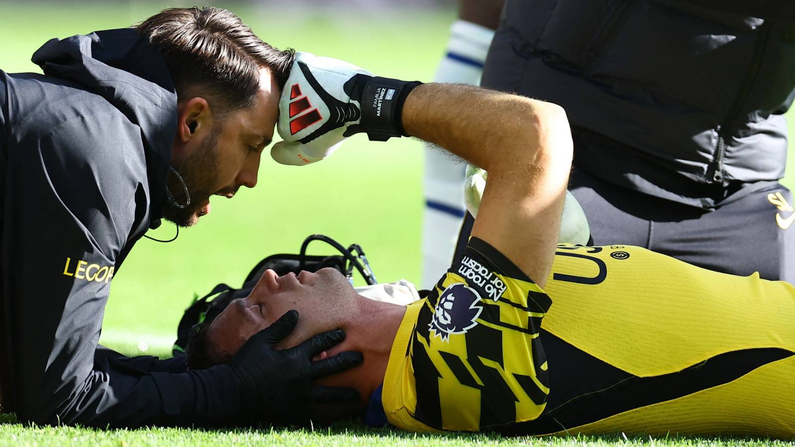 Update Given on Emi Martinez's Condition After Sickening Injury in Everton v Chelsea