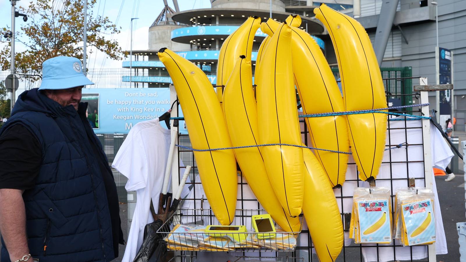 'I Scored 31 Man City Goals - Now I'm Making a Fortune Selling Inflatable Bananas'