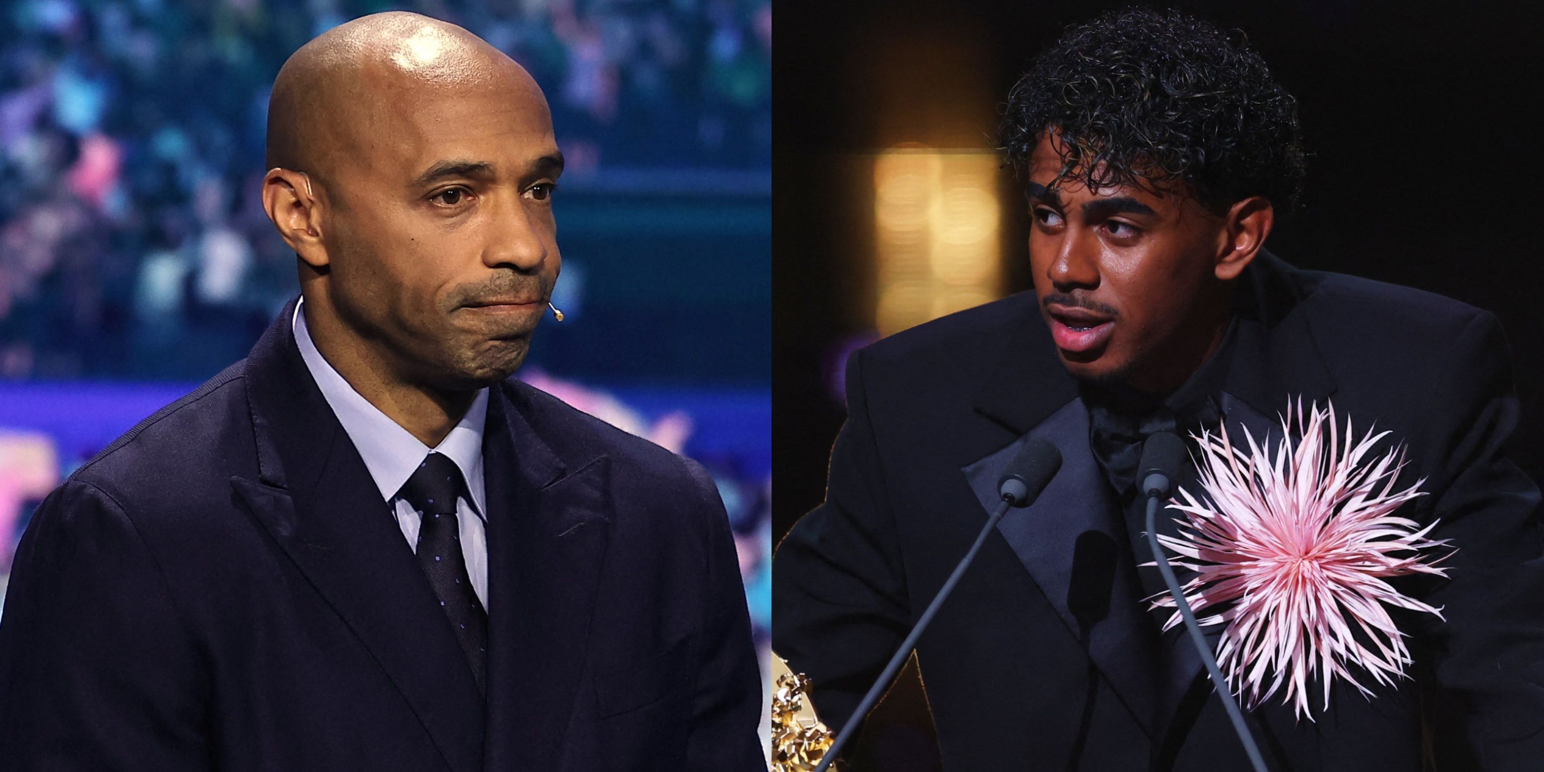 Thierry Henry and Lamine Yamal