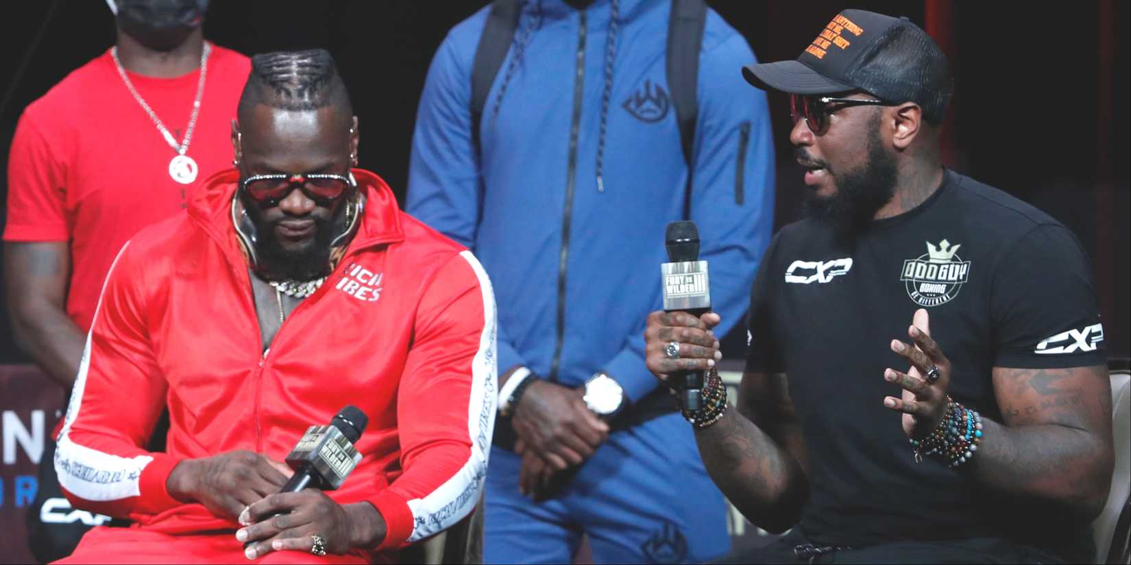 Deontay Wilder and Malik Scott