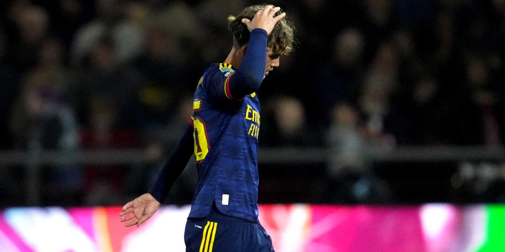 Max Dowman after red card