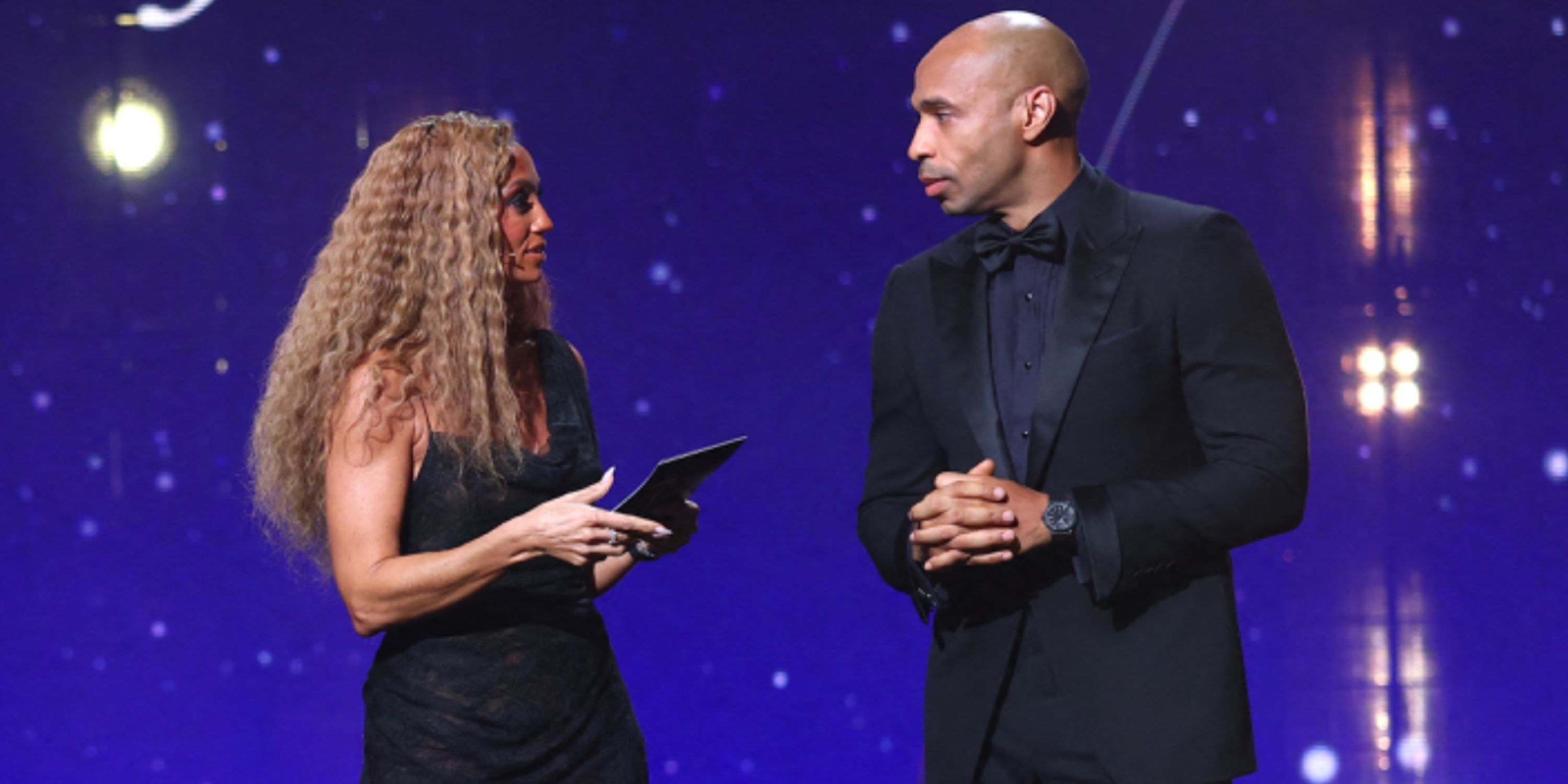 Kate Scott and Thierry Henry