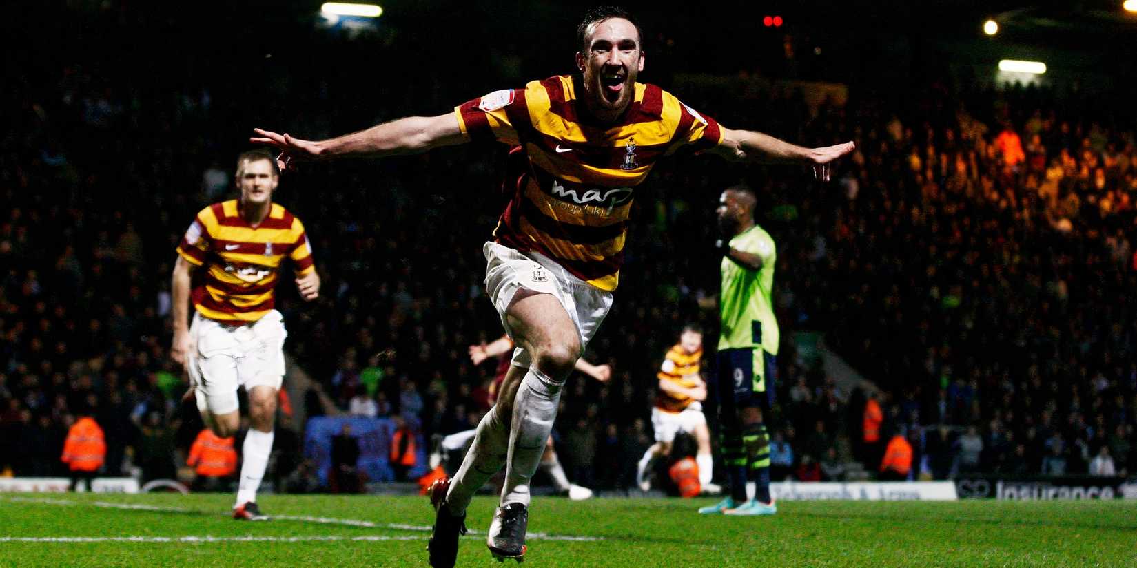 Rory McArdle Bradford City vs Aston Villa League Cup 2013