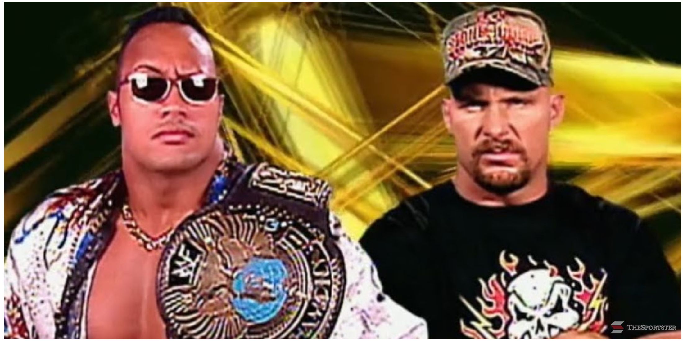The Rock and Stone Cold Steve Austin